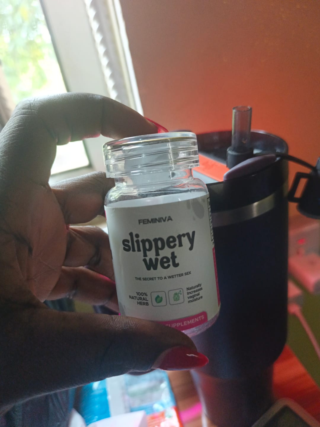 Customer photo review of SLIPPERY WET