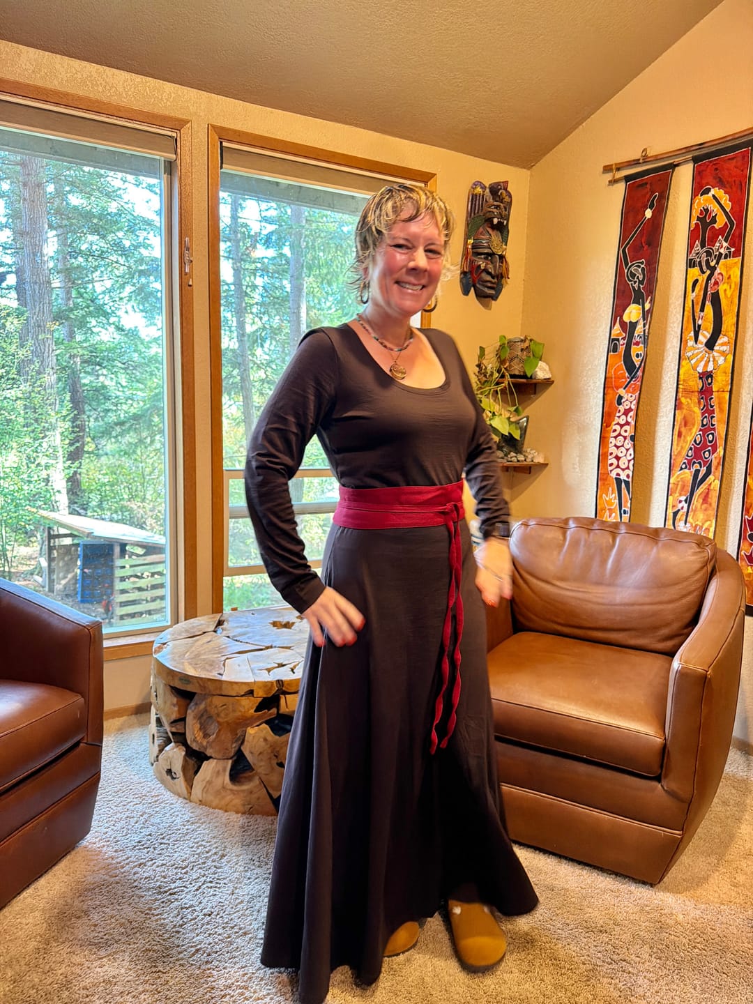 Customer photo review of NEW! Wool Obi Wrap Belt