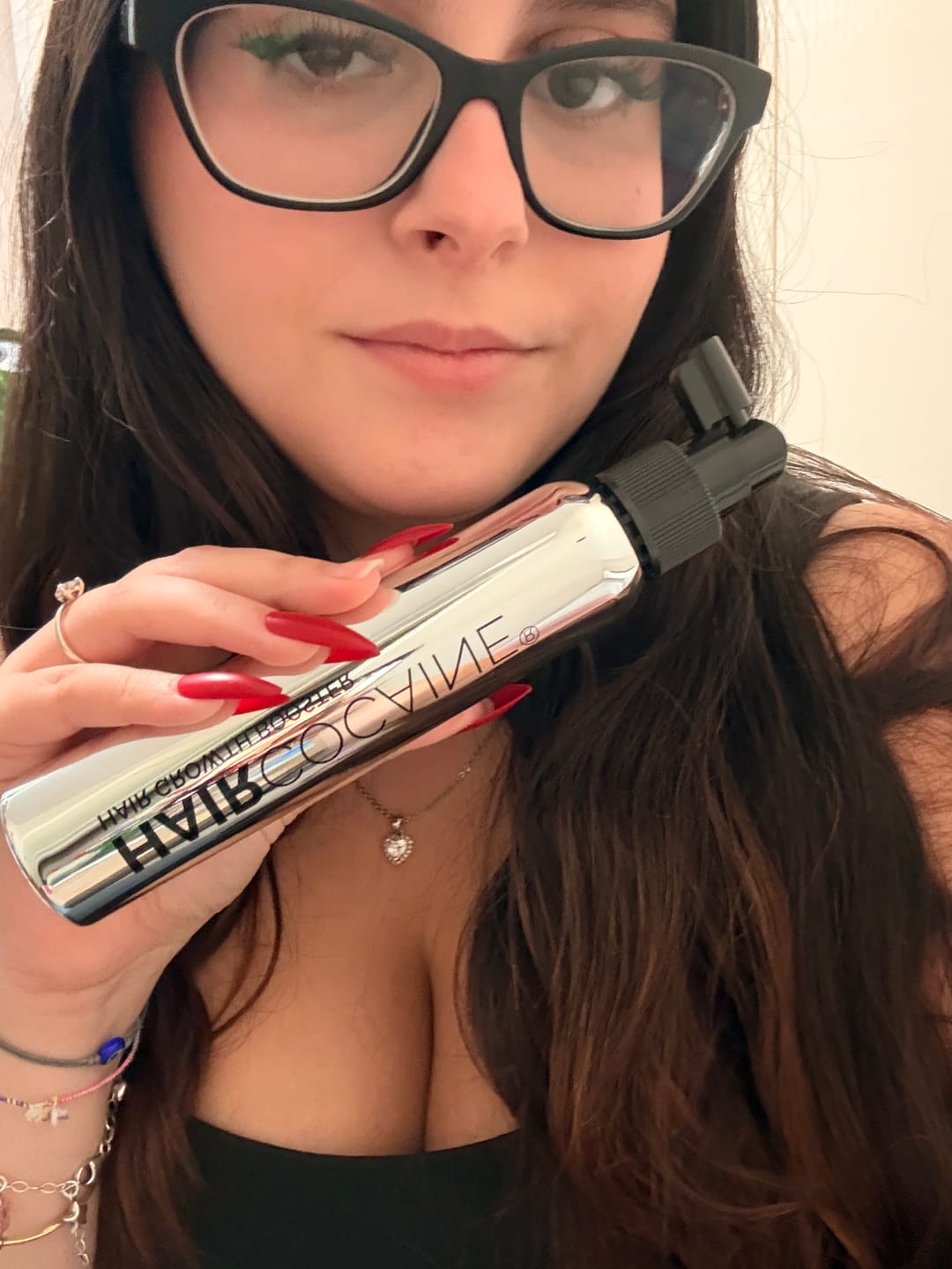 Customer photo review of Haircocaine Booster Spray