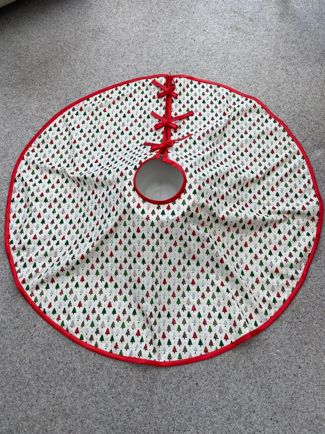 Customer photo review of Merry Little Trees Christmas Cotton Fabric