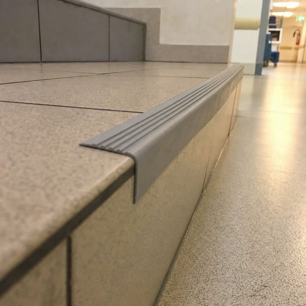 Customer photo review of Rubber Nosing 40x40mm 900mm & 1500mm PVC Anti Slip Step Edge