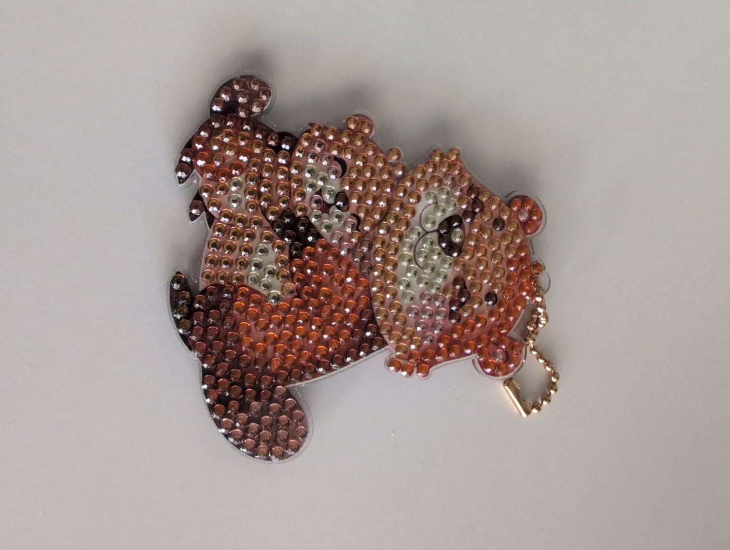 Customer photo review of Diamond Painting Schlüsselanhänger Tiermama mit Kind 8er Set DIY Bastelset
