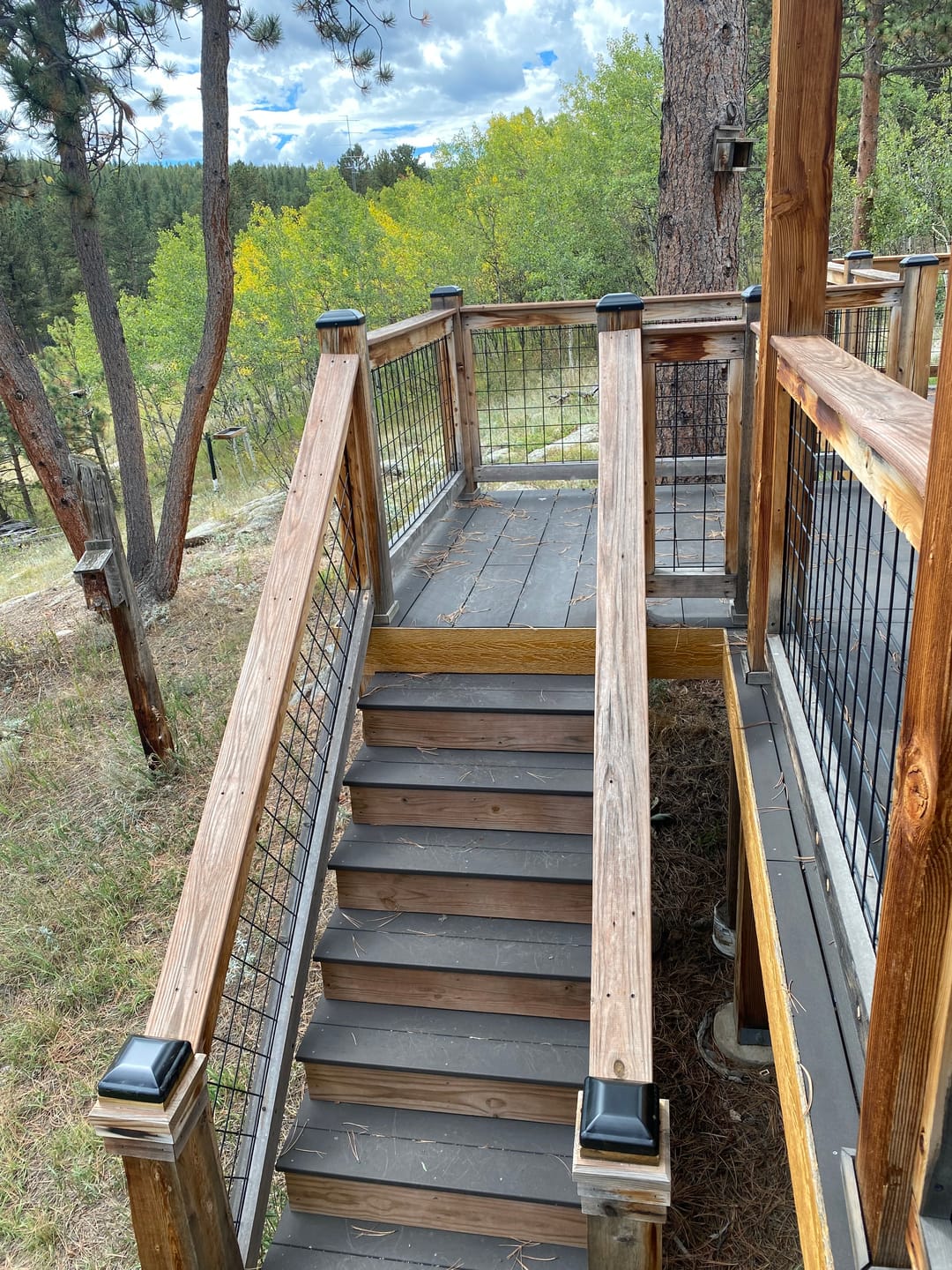 Customer photo review of Heavy Duty Domed Steel Post Cap (Multiple Post Sizes Available)