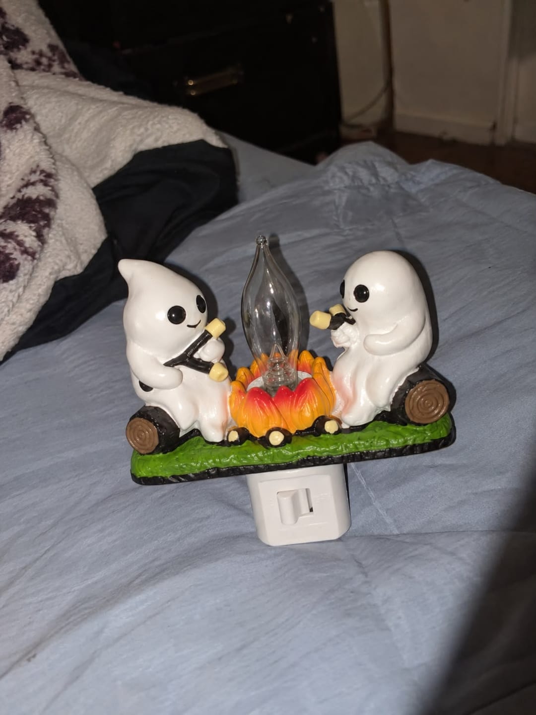Customer photo review of Ghost Campfire Night Light™
