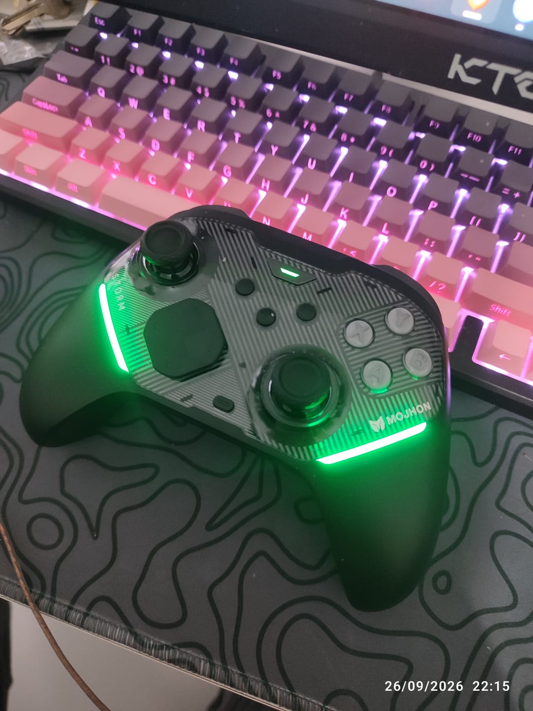 Customer photo review of MOJHON Storm Oyun Kolu