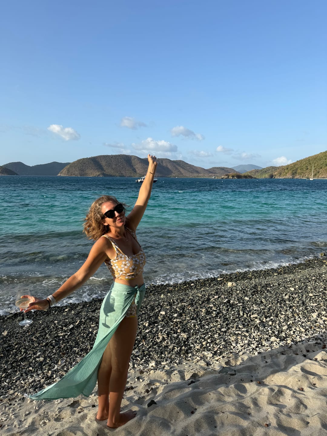 Customer photo review of Mint Green Sarong