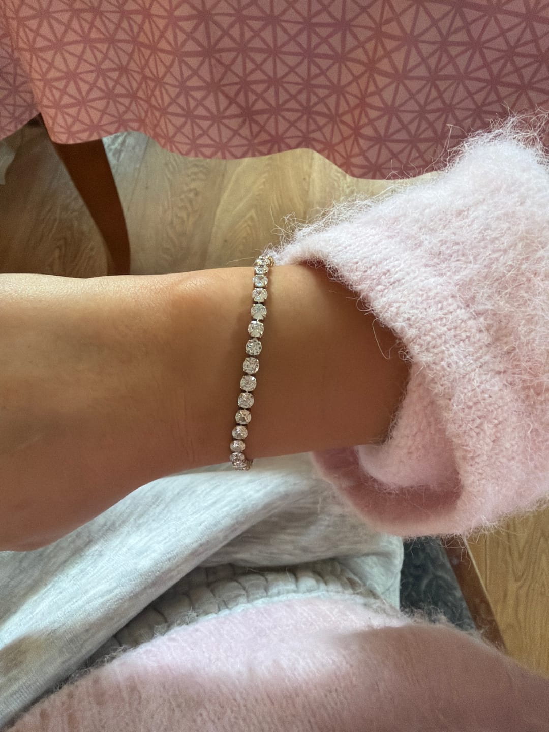 Customer photo review of Hi-Life Tennis Armband 14K Vergoldet