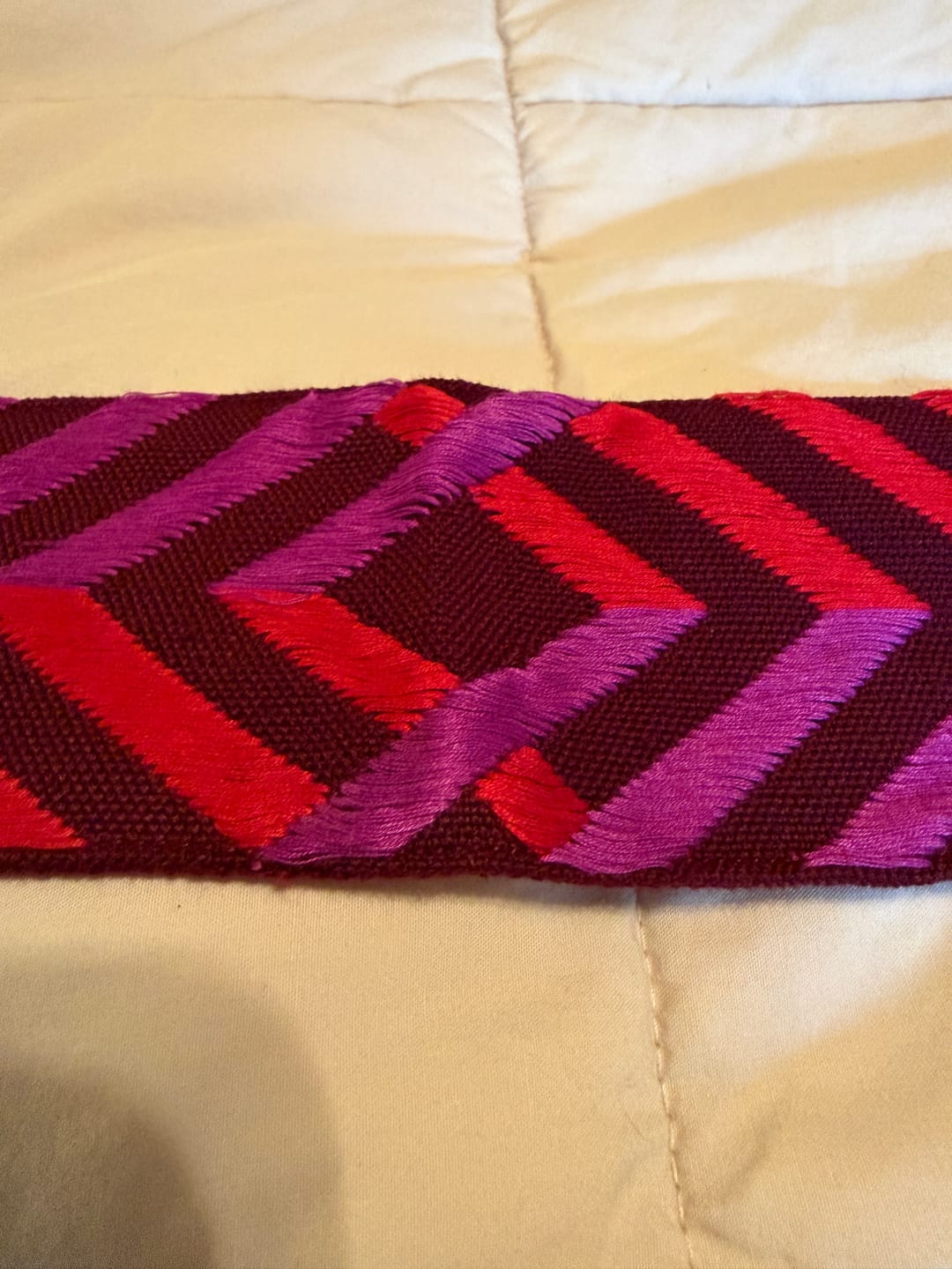 Customer photo review of NEW! Cotton Wrap Belt Diamond