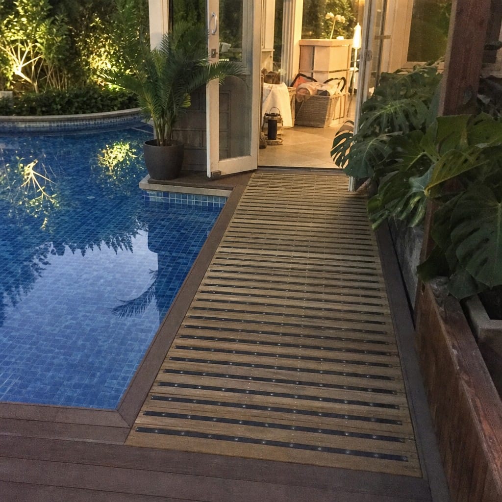 Customer photo review of GRP Decking Strip 90mm Non Slip 1m 1.5m 3m Lengths