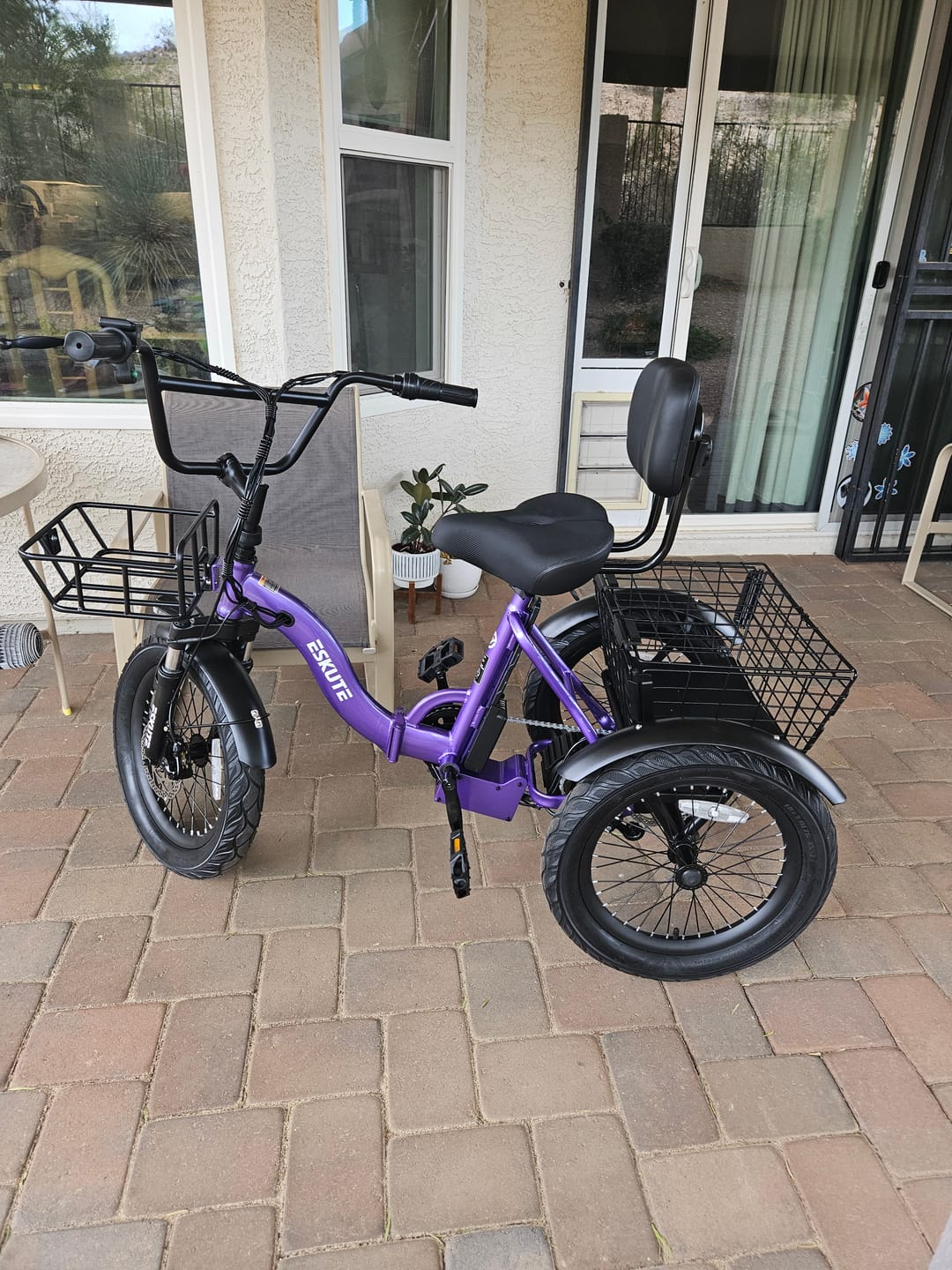 Customer photo review of Eskute® T300 Folding Electric Trike