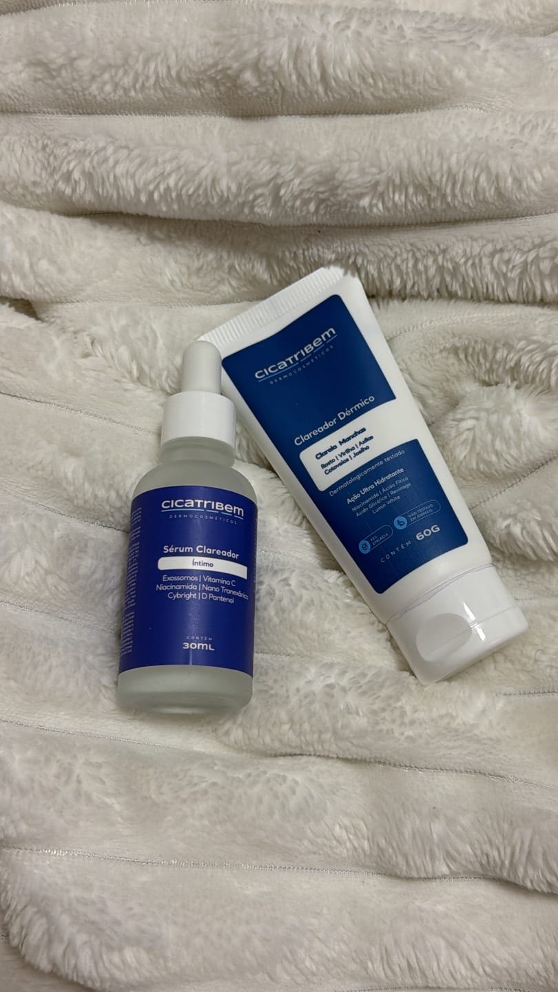 Customer photo review of Creme Clareador de Manchas – Melasma, Axilas, Virilha, Áreas Íntimas, Rosto e Corpo