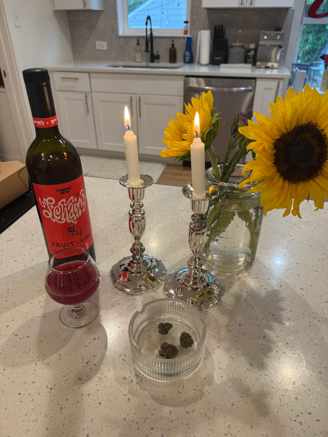 Customer photo review of L'Chaim Infused Sparkling Grape