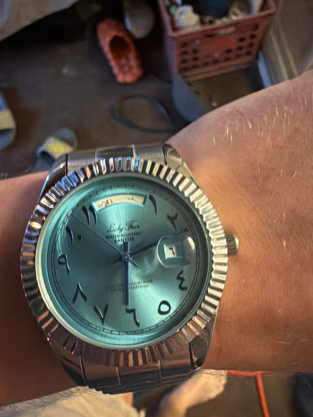 Customer photo review of Lucky Fours® Arabic Santos