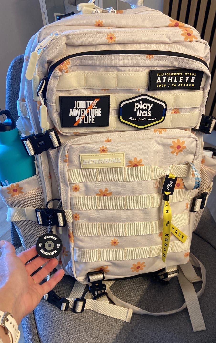 Customer photo review of Mochila Táctica V1 45L All in Margarita