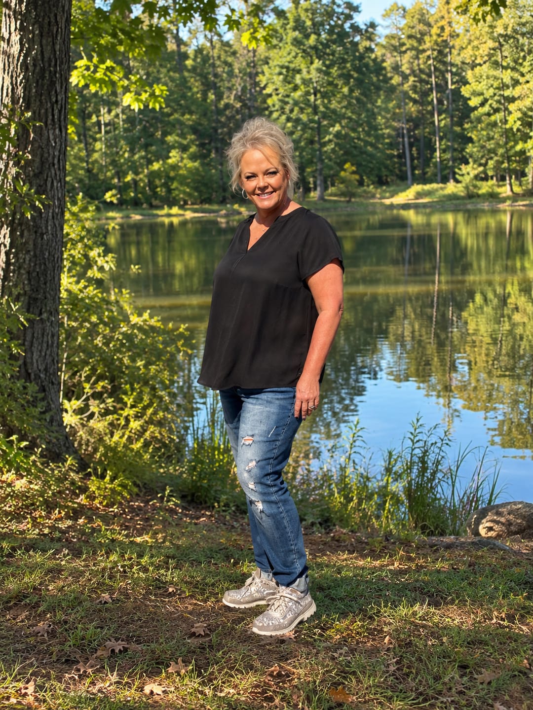 Customer photo review of Corky's Rhinestone Campfire Boots