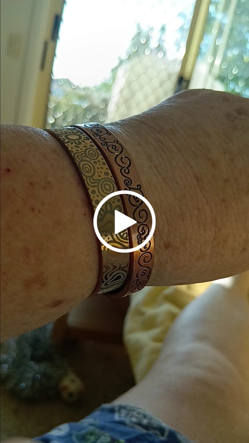 Customer video review of Aboriginal Art Cuff Bangle