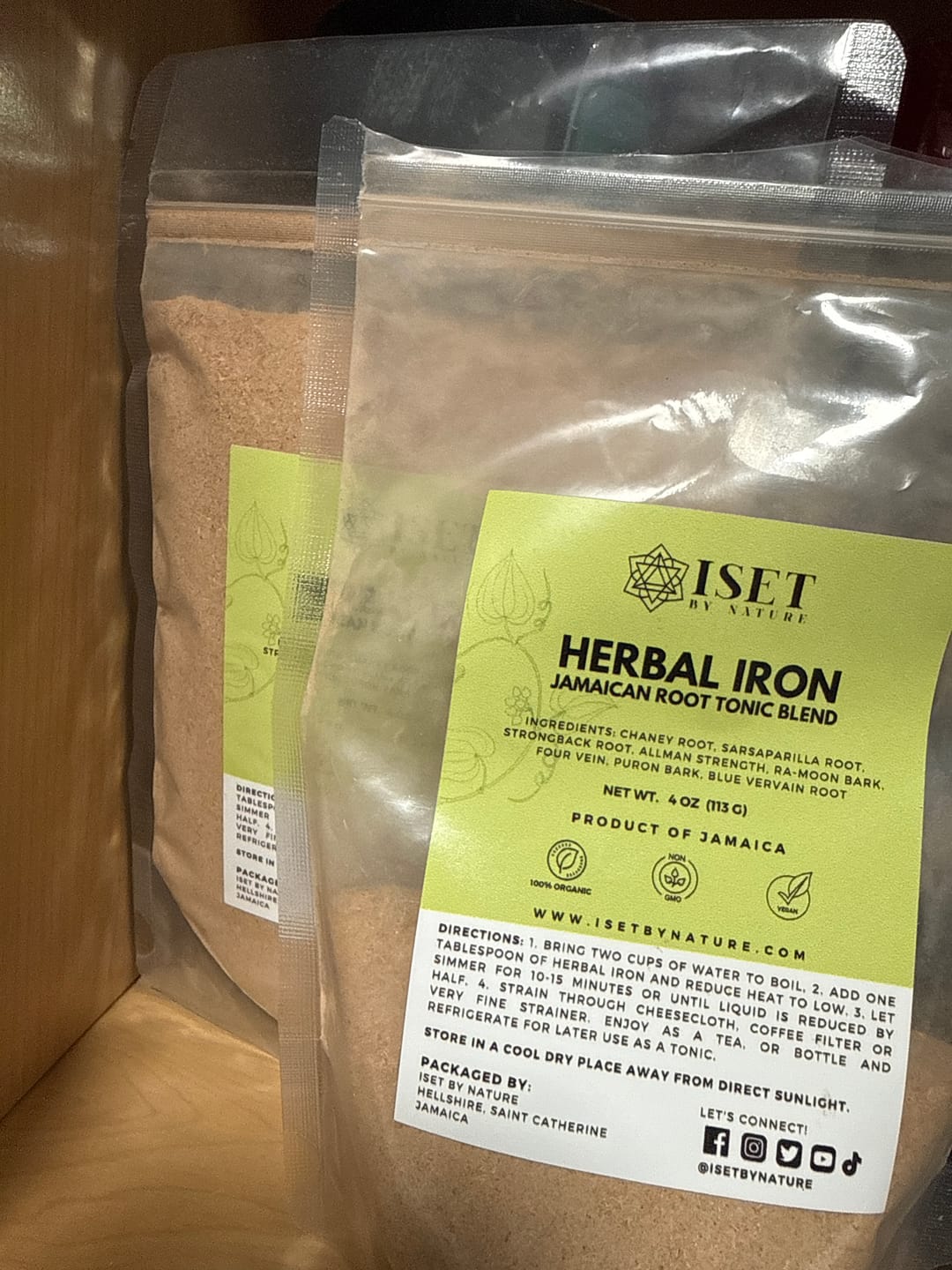 Customer photo review of Herbal Iron Roots™ Formula