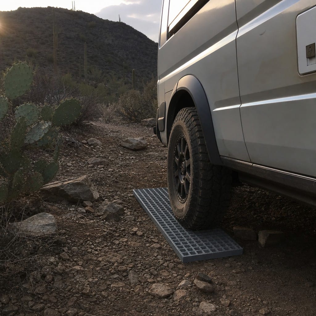 Customer photo review of Road Waffle Boards GRP 25mm 38mm Fibreglass Off Road Pair