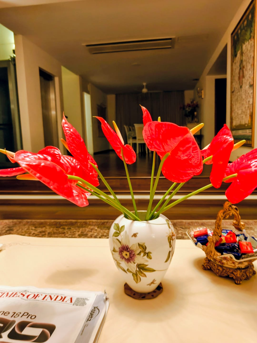 Customer photo review of The Flora Vase //Bangalore