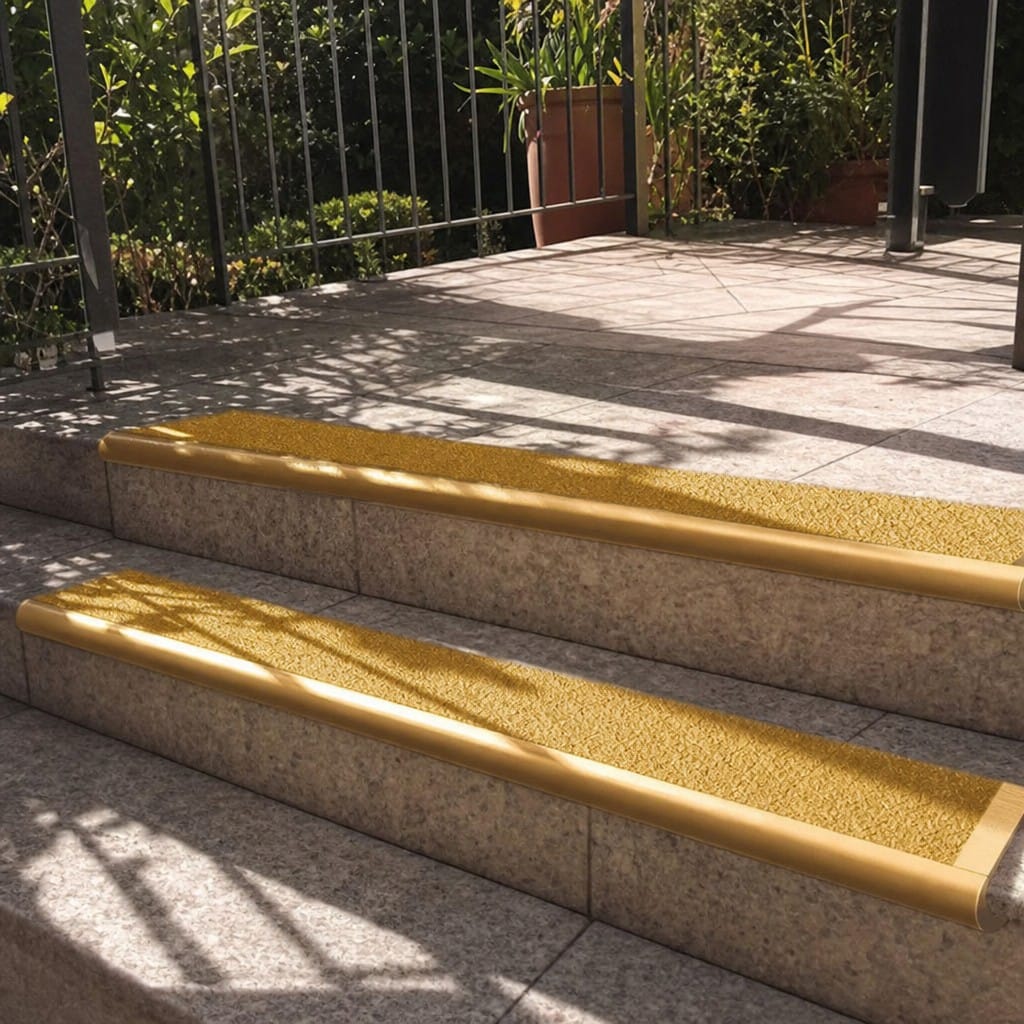 Customer photo review of MorGrip Bullnose Stair Nosing 70mm Tread Various Lengths