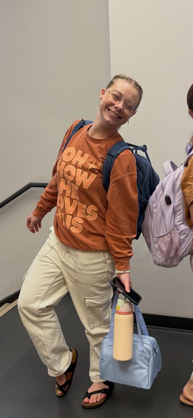 Customer photo review of Oh How He Loves Us Pullover