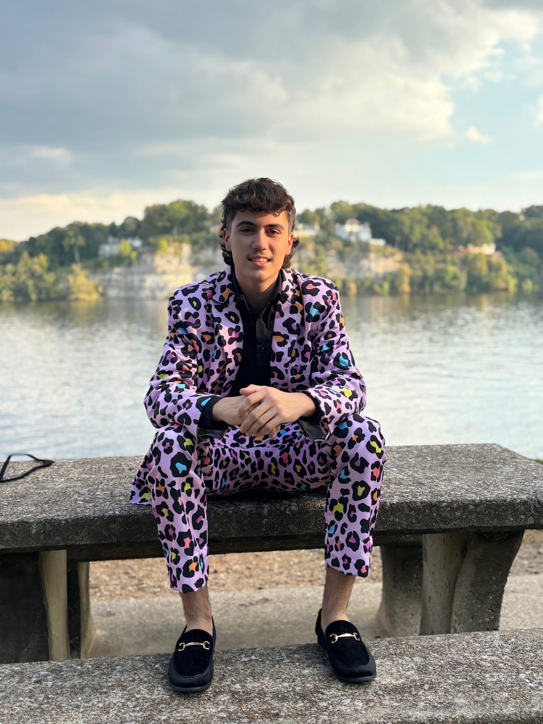 Customer photo review of Leopard Men's Party Costumes-Theme Party 2 or 3pcs Suit set-Blazer Pants & Vest