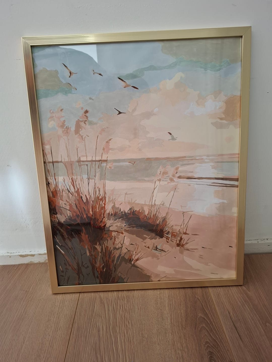 Customer photo review of Golden Dunes | Paint by Number