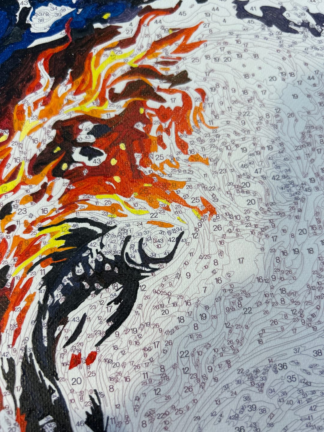 Customer photo review of Design Your Own Paint by Number with AI