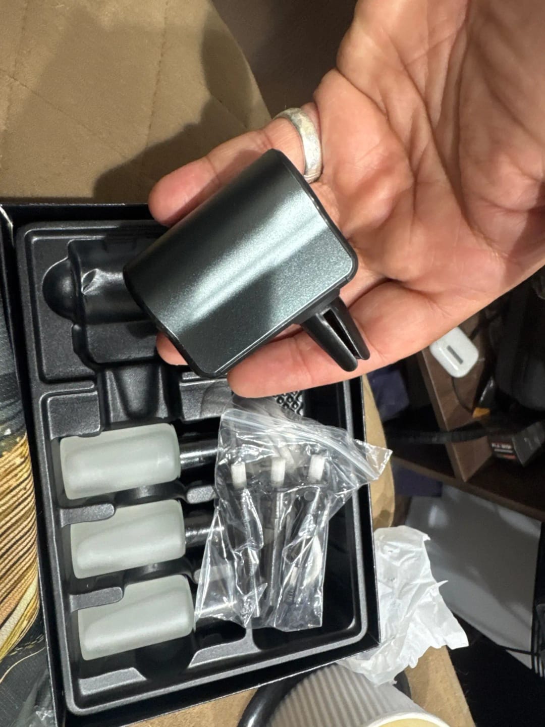 Customer photo review of AuraDrive | Car Scent Diffuser