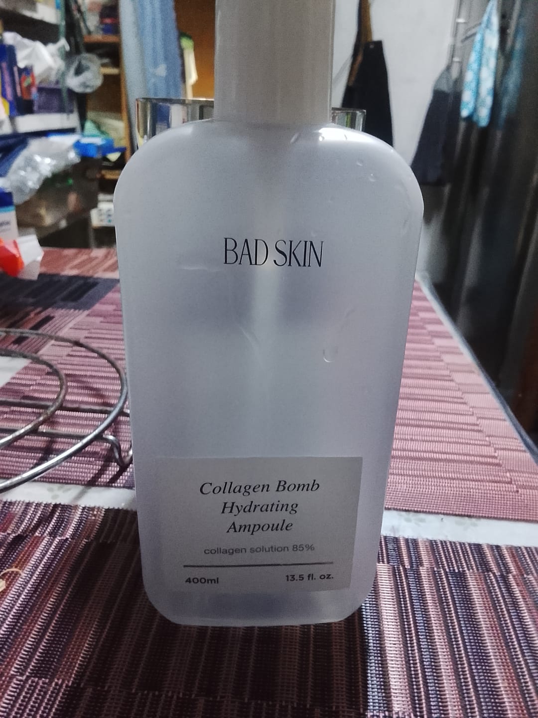 Customer photo review of Bad Skin™ Korean Collagen Bomb Hydrating Ampoule