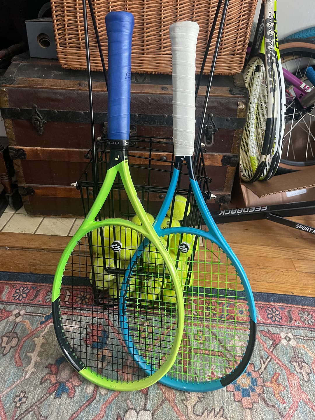 Customer photo review of Anti-Vibration Tennis ShockSorb Dampener - 2 Pack