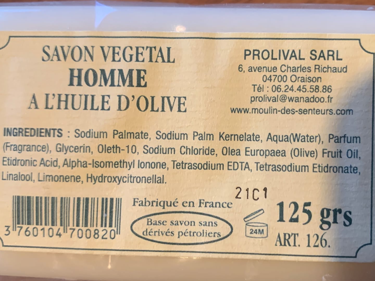 Customer photo review of Nos Savons Naturels