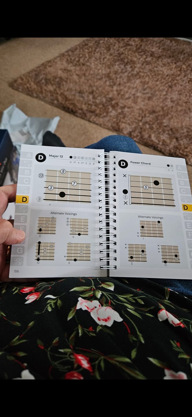 Customer photo review of Every Guitar Chord You'll Ever Need