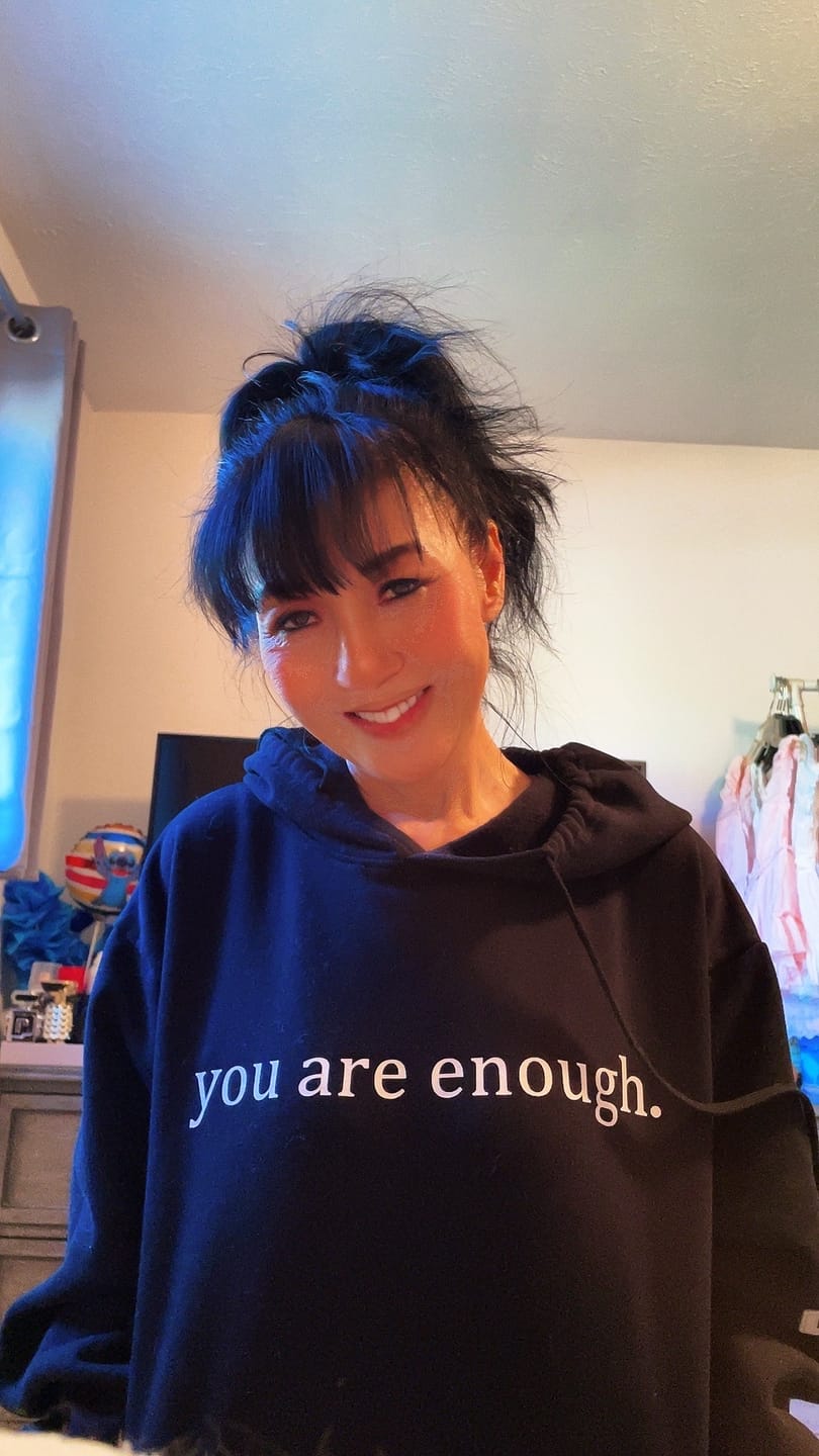 Customer photo review of The Original 'Dear Person Behind Me' Hoodie