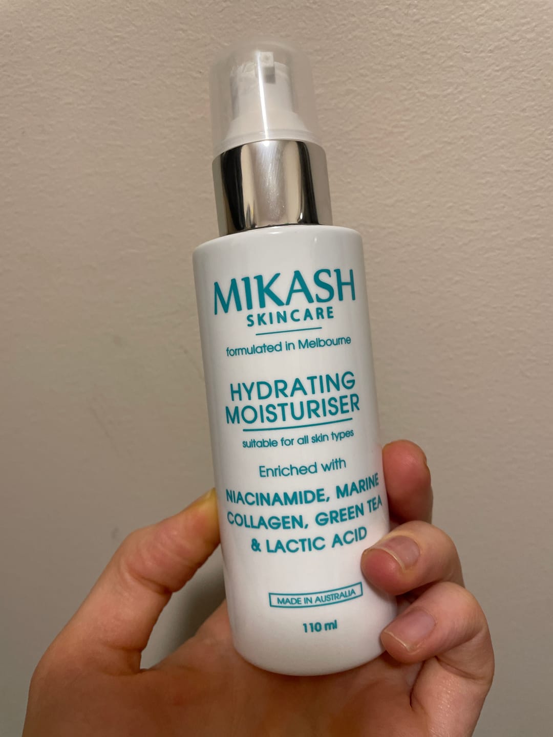 Customer photo review of Hydrating Face Moisturiser