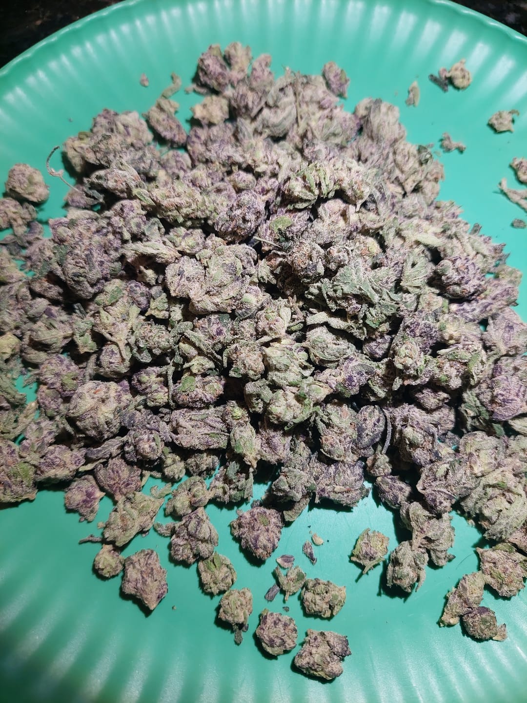 Customer photo review of Blueberry Smalls THCA Flower (Exotic)
