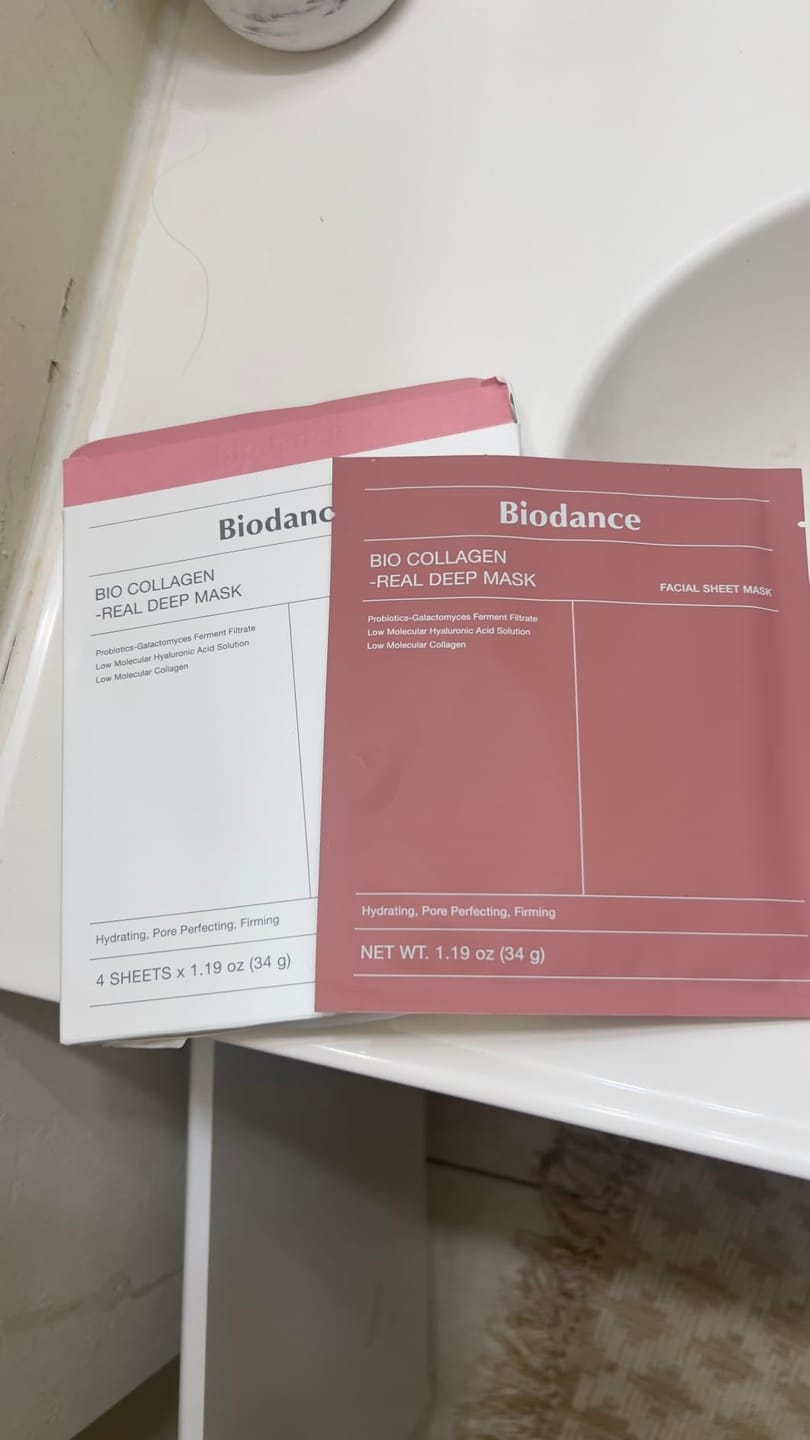 Customer photo review of BioDance-Collagen Real Deep Mask