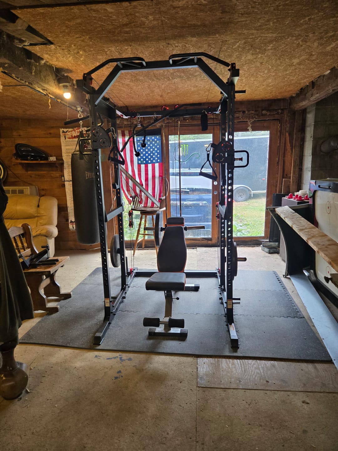 Customer photo review of K6-2.0 Ultra All-in-One Power Rack Functional Trainer (UPGRADED)