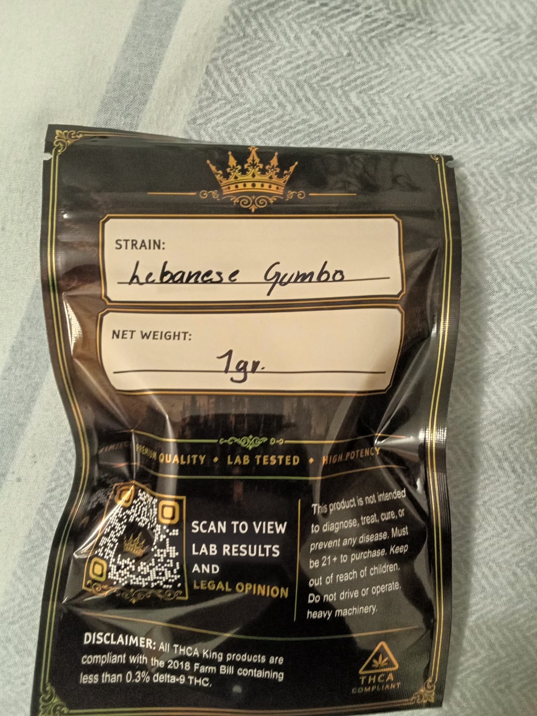 Customer photo review of THCA Hash