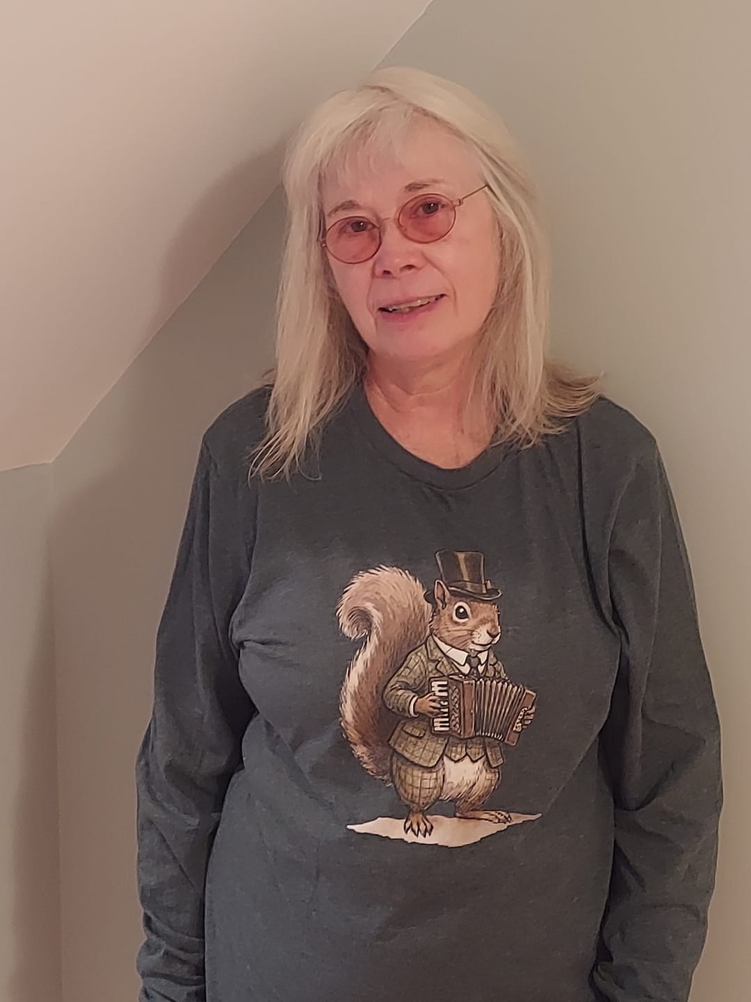 Customer photo review of Posh Squirrel Long-Sleeve Tee