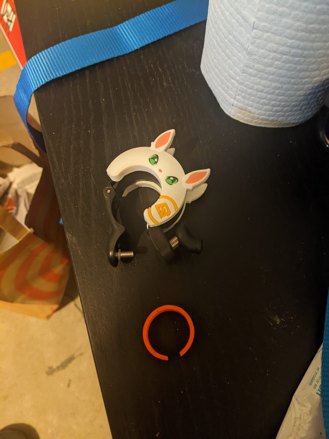 Customer photo review of Kids Cartoon Bicycle Bell
