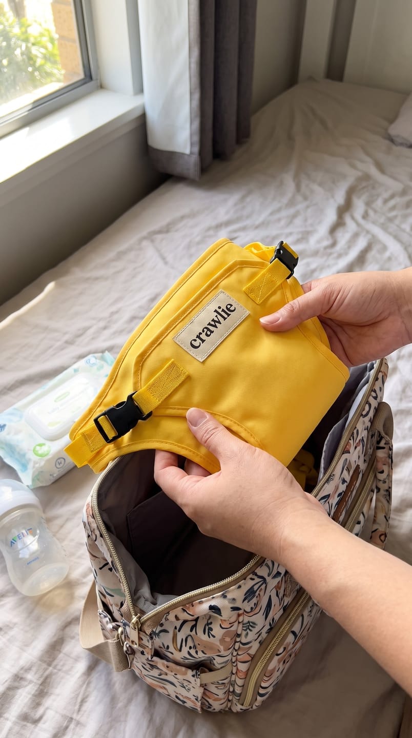 Customer photo review of Crawlie™ Portable Mealtime Harness