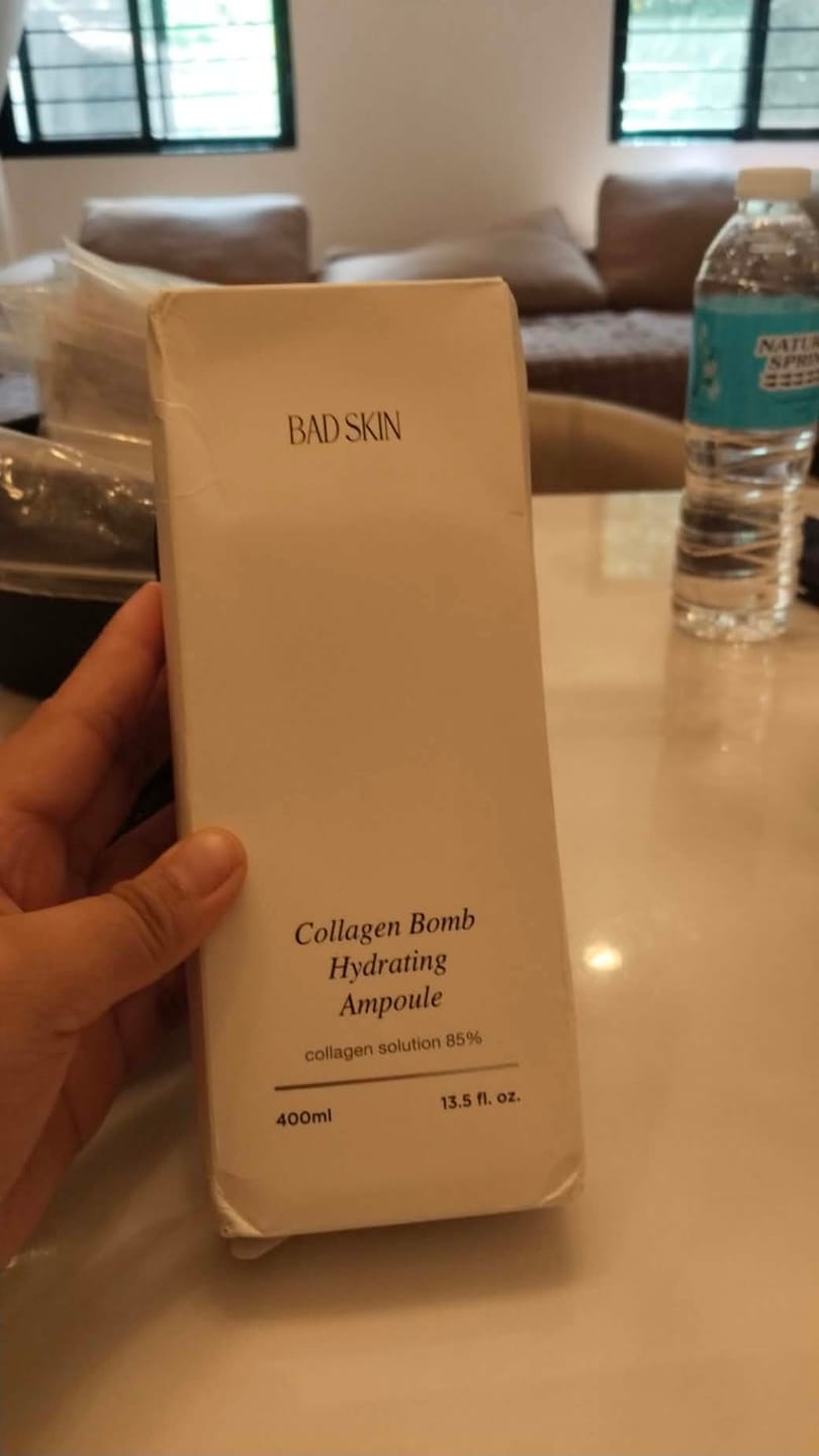 Customer photo review of Bad Skin™ Korean Collagen Bomb Hydrating Ampoule