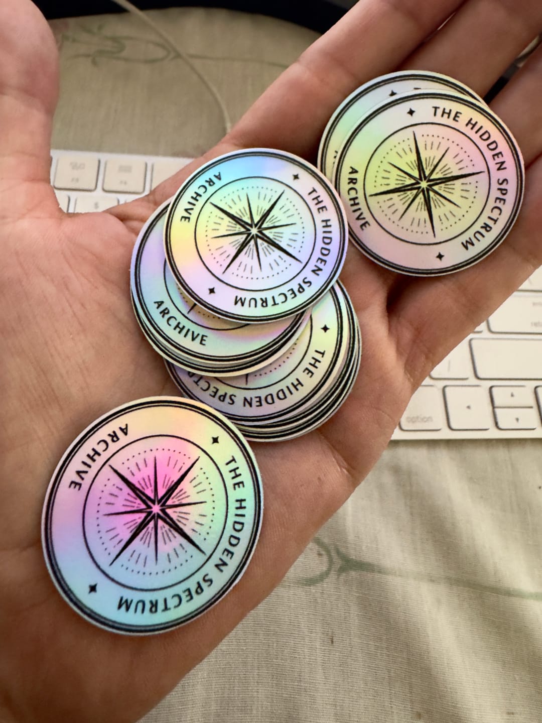 Customer photo review of Print Custom Stickers