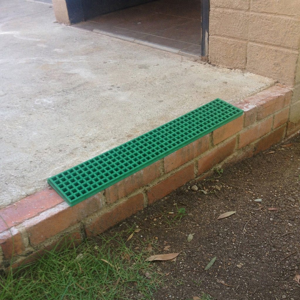 Customer photo review of GRP Fibreglass Anti Slip Ramp 125mm Wide 90mm Front
