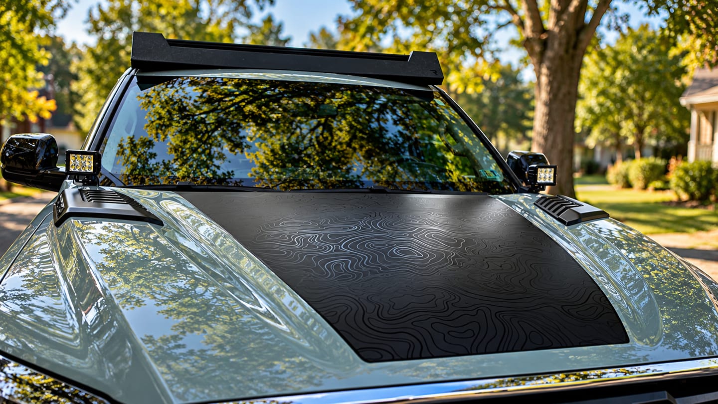 Customer photo review of Hood Graphic | fits Toyota Tundra (2022+)