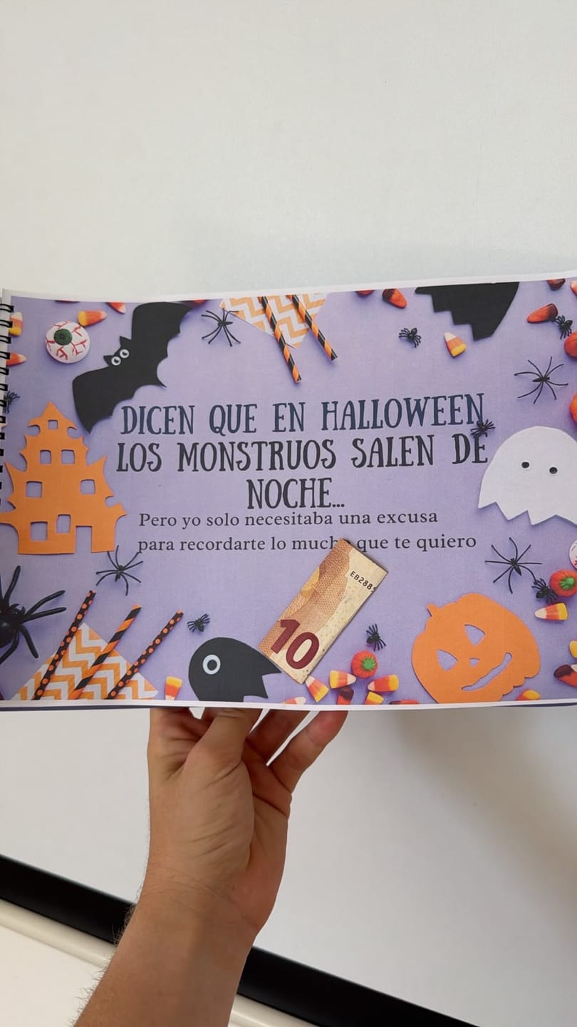 Customer photo review of Álbum Imprimible Halloween
