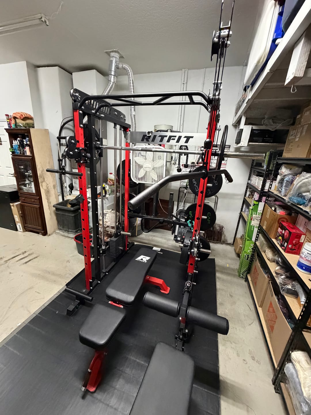 Customer photo review of RitFit LPM1 Lat Pulldown & Leg Holder Attachment Bundle (Only for M1 PRO)
