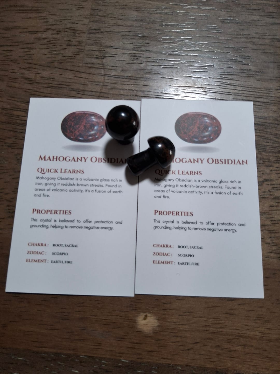 Customer photo review of Natural Mini Crystal Mushroom