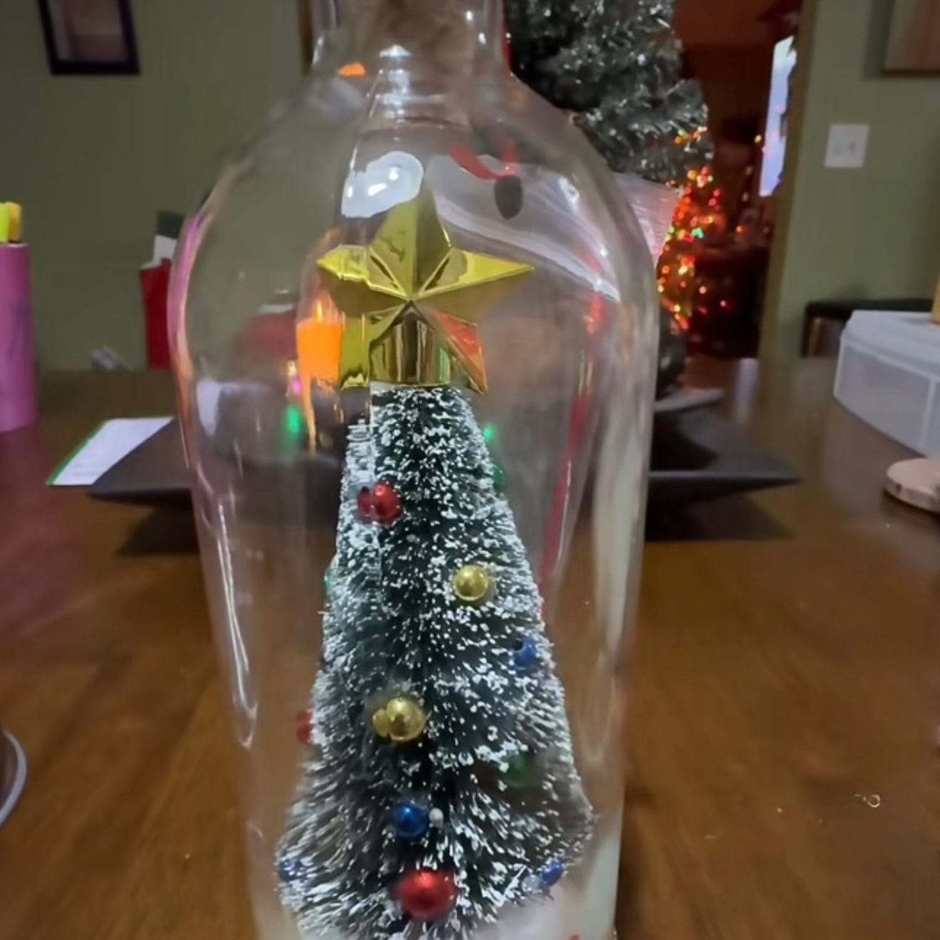 Customer photo review of Botella de Recuerdos Navideños